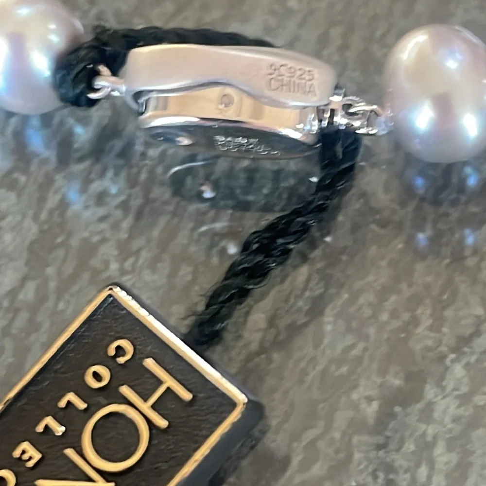 Honora freshwater light Grey Pearl Necklace - Picture 6 of 10